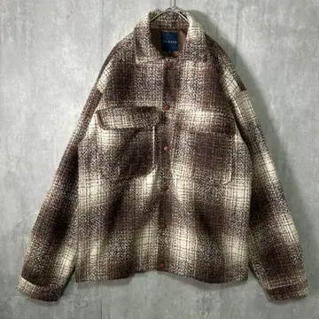 옴브레 헤비 웨이트 CPO 자켓 브라운 XL