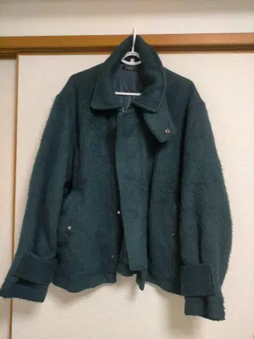 다크 그린 플리스 자켓