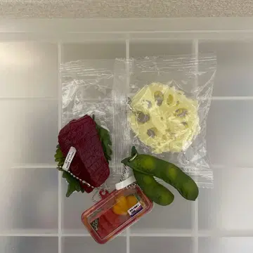 식재료 캡슐 토이 세트