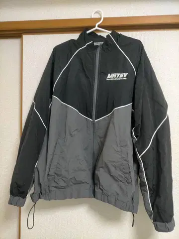 NATEY 나일론 자켓 블랙/그레이