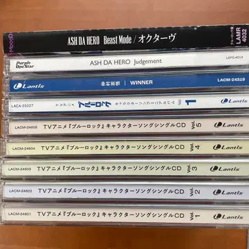 블루 록 cd 묶음 판매 캐릭터 송