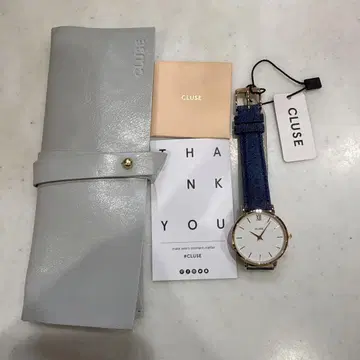 CLUSE 데님 스트랩 시계 새상품