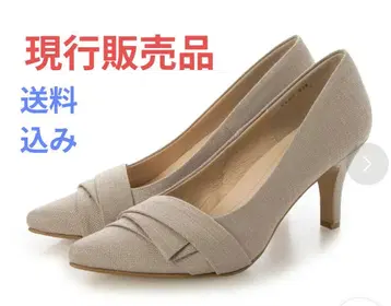 멜모 스틸레토 하이힐 22.5cm 베이지