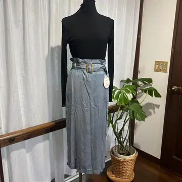 MoNiLE 모레 데님 롱 스커트