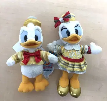 새상품급 디즈니 30주년 도날드 데이지 봉제 인형 배치 2세트