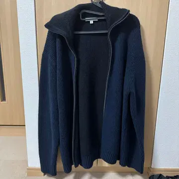 UNIQLO WANDERSON 수플레얀 리브 풀 집업 스웨터