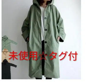 antiqua 택 포함 롱 코트