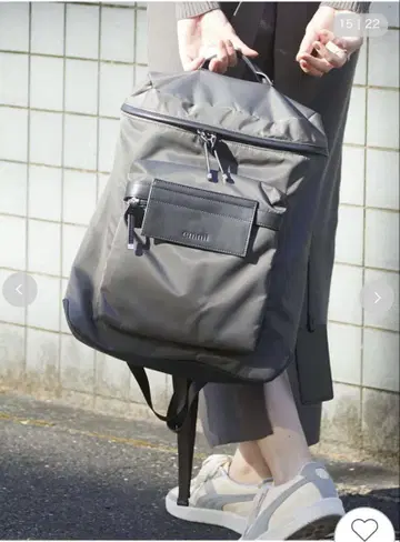 emmi 그레이 백팩 eco 발수 베이직 백팩