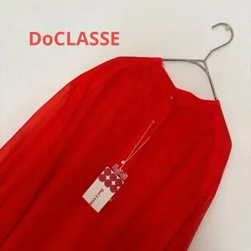 택 포함 새상품 DoCLASSE 두클라쎄 시어 A라인 튜닉 노카라 9호