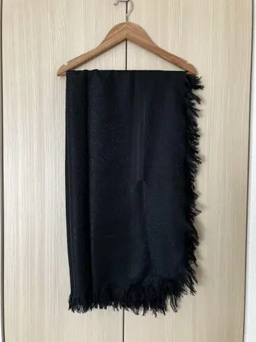 블랙 프린지 스톨 미사용 새상품