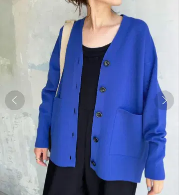 Spick & Span 더블 자카드 빅 가디건 스픽앤스팬