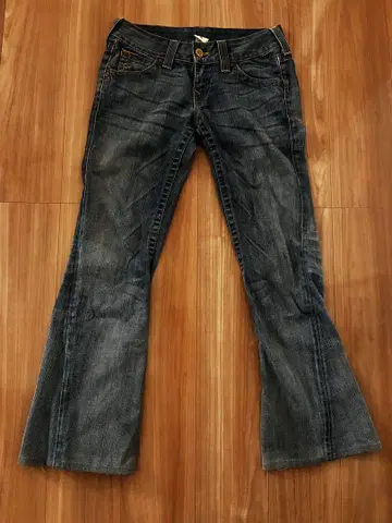 부츠컷 데님 28 블루
