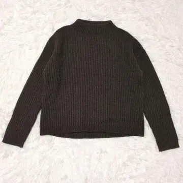GALERIE VIE 파인 울 크루넥 풀오버 니트 S