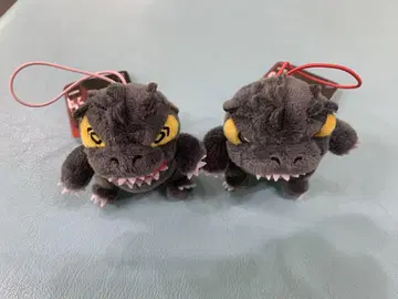 GODZILLA 클리너 라운드원 한정판 마스코트 고질라 2종 세트 2