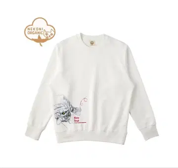 고양이 정원 미야루즈 오가닉 100 맨투맨 [ 증정 포함 ]