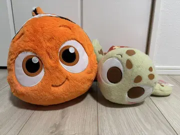 거의 미사용 파인딩 니모 스쿼트 봉제 인형 세트 디즈니