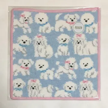 페이러 손수건 모후모후 완찬 페일 블루