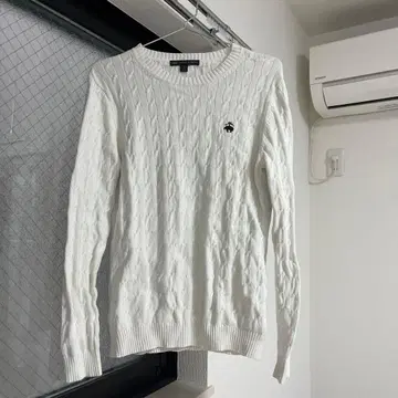 Brooks Brothers 케이블 니트 스웨터 M 화이트