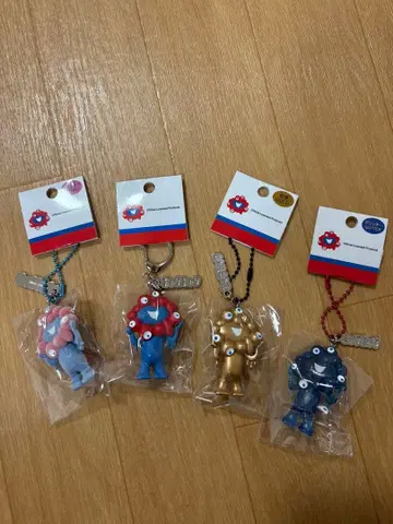 오사카 간사이 만박 미야쿠미야쿠 입체 키링 4종 세트