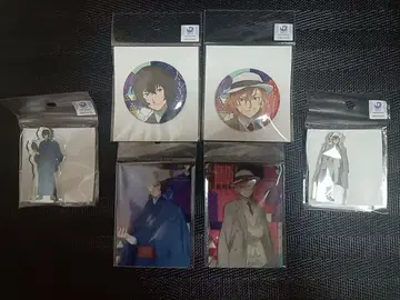 문호 스트레이독스 하이카라 다자이 오사무 나카하라 츄야 캔뱃지 카드