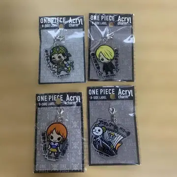 ONE PIECE 아크릴 참 4세트