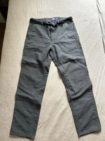 THE NORTH FACE 치노 팬츠 그레이 벨트 포함