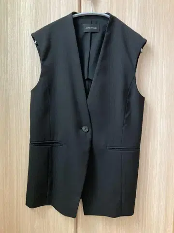 시착만 한 상품 택 포함 블랙 베스트 M 사이즈