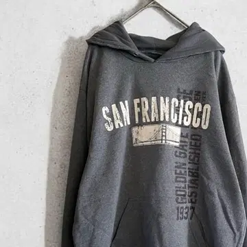 프린트 후드티 풀오버 아메카지 구제 의류