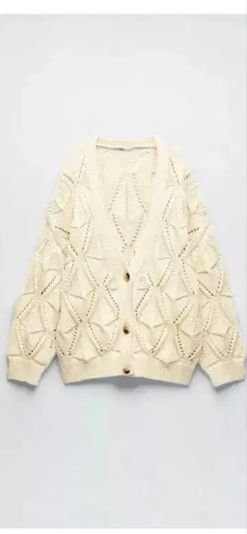 ZARA 오픈 니트 가디건 M 사이즈