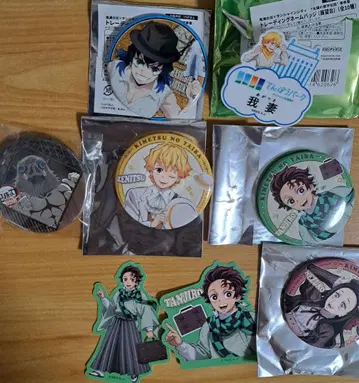 귀멸의 칼날 리로호텔즈 캔뱃지 씰 선샤인 시티 캔뱃지 다이닝 복권