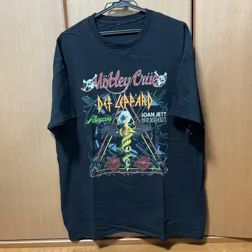 Motley Crue DEF LEPPARD POISON 투어 티셔츠