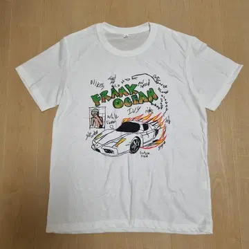 Frank Ocean White Ferrari 티셔츠 화이트