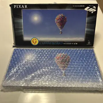 디즈니 픽사 happy 복권 컬 할아버지 캔버스 보드