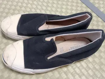 CONVERSE 블랙 캔버스 슬립온