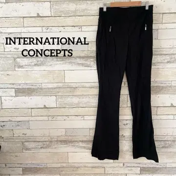INTERNATIONAL CONCEPTS [ 4 ] 플레어 팬츠 블랙