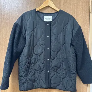 URBAN RESEARCH 퀼팅 자켓 블랙