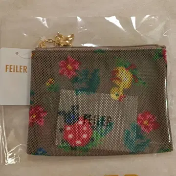 페일러 하이 메쉬 파우치 베이지 미니