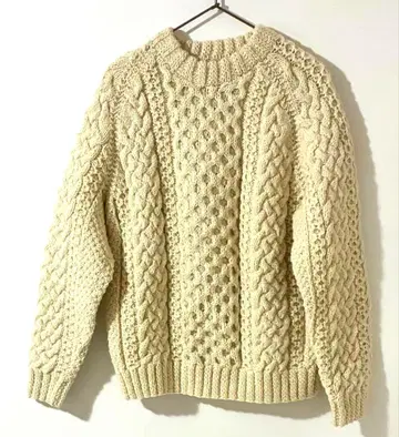 [ 구제 의류 ] 스코틀랜드제 핸드메이드 피셔맨즈 스웨터 손뜨개질