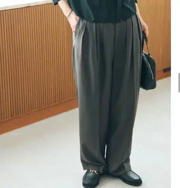 북유럽, 어른을 위한 와이드 턱 팬츠 가을 팬츠 사이즈 T