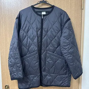 URBAN RESEARCH DOORS 퀼팅 자켓 블랙