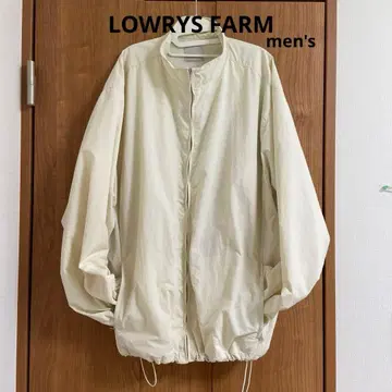 [ LOWRYS FARM ] men's zip 블루종 아이보리