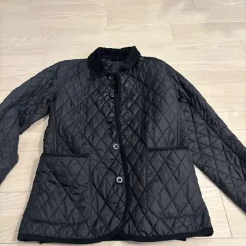 BEAMS HEART 퀼팅 자켓 블랙