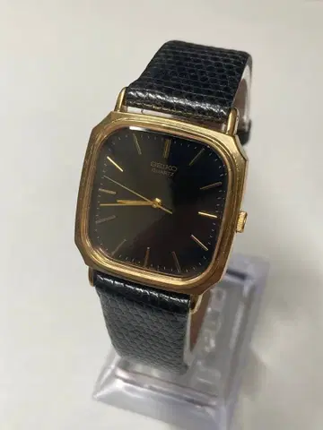 [ 작동품 ] SEIKO 손목시계 스퀘어 새 배터리
