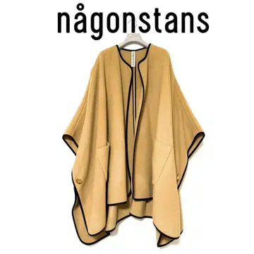 새상품급 nagonstans 나곤스탠스 케이프 코트 판초 베이지