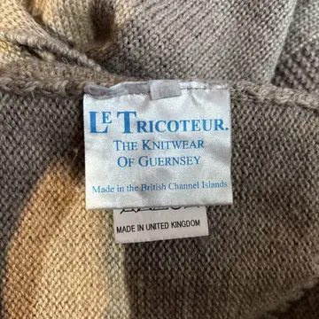 L'ETRICOTEUR 울 가디건 베이지 made in UK