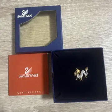 [ 고품질 ] SWAROVSKI 스와로브스키 핀 배지 드래곤 용 브로치