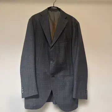 DRESSTERIOR 그레이 체크 무늬 테일러드 자켓 사이즈 44