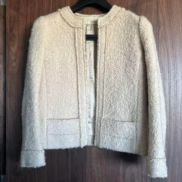 Drawer 아이보리 노카라 자켓