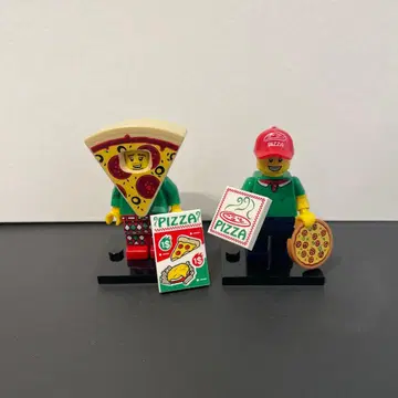 LEGO 미니 피규어 피자
