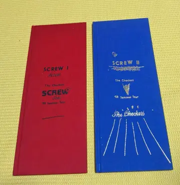 체커즈 투어 팸플릿 [ SCREW ] I & II